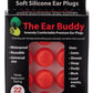 The Ear Buddy Soft Silicone Ear Plugs - Moldable and Reusable Noise Reduction Earplugs for Sleeping, Work, Study, Concerts and Travel - Waterproof for Swimming - 18 Pairs - NRR 22 Decibels